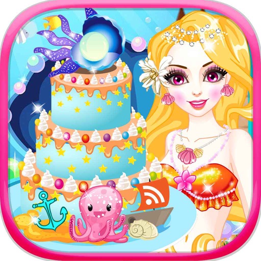 Mermaid Cake Shop - Cute Baby Make Dessert Salon