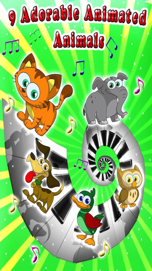 #5. Kids Animal Piano Game (iOS) Podle: KID BABY TODDLER LTD.