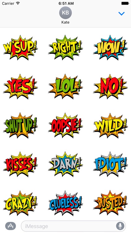 Comic Sticker Emojis