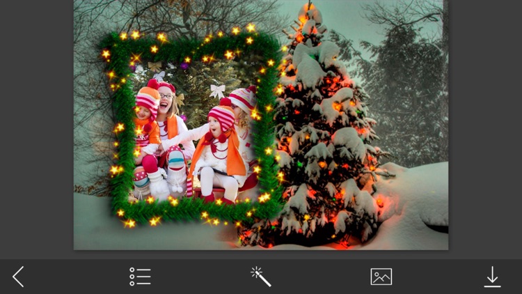 Creative Christmas Photo Frame Free