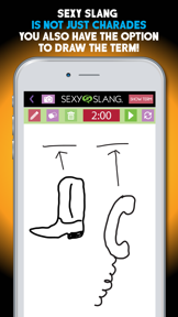 Sexy Slang Adult Party Game of Charades & Drawings screenshot