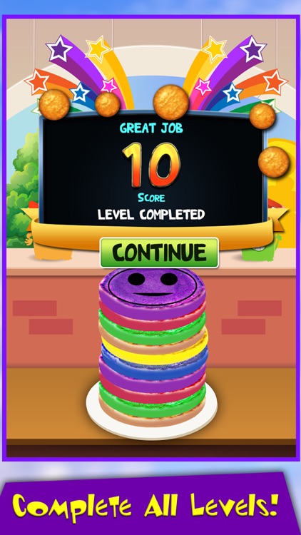 Rainbow Pancake Towers Stacker - Pile & Stack it screenshot-4