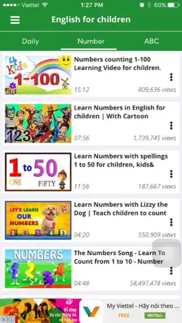 Game screenshot Child English - Learning for children by videos mod apk