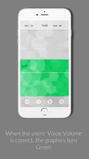 voice volume meter pro iphone screenshot 2