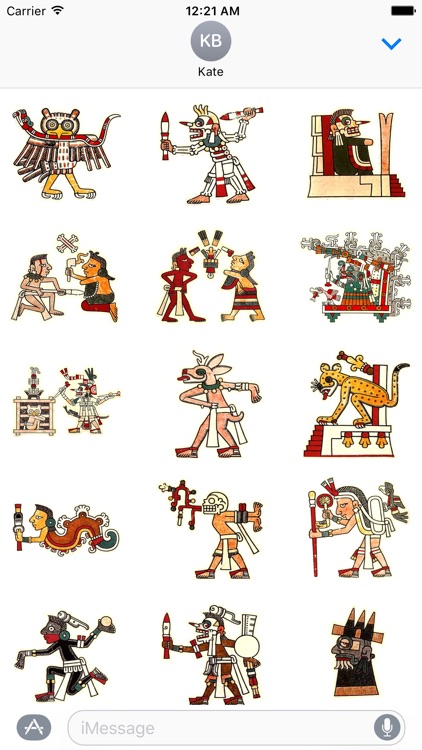 Aztec Art - Stickers for iMessage