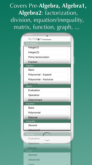 Screenshot #2 pour FX Algebra Solver