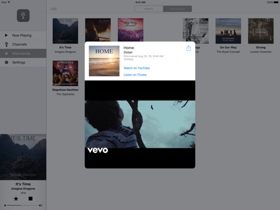 Radio Netherlands iPad screenshot 3 - Music app
