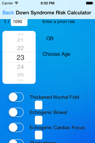 Perinatal Calculators screenshot 2