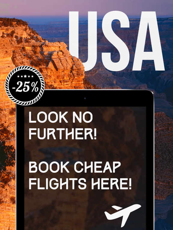Very Cheap – American Flights iPad screenshot 5 - Travel app