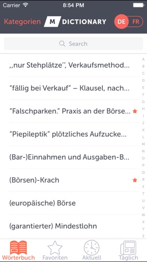 MDictionary Wirtschaft (DE-FR)(圖2)-速報App