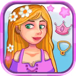 Dress up princess Rapunzel – Princesses game app icon