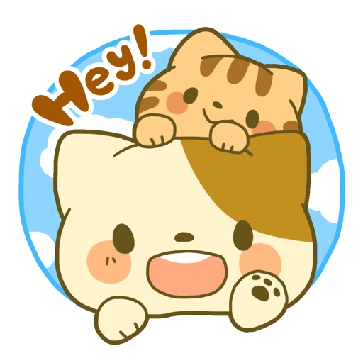 PokaPoka Friends - cute cats Sticker for iMessage icon