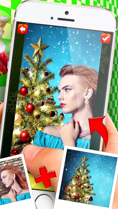 Screenshot #2 pour Noël Éditeur De Fond - Meilleure Photo Mélangeur