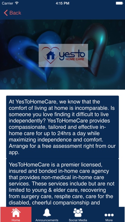 YesToHomeCare