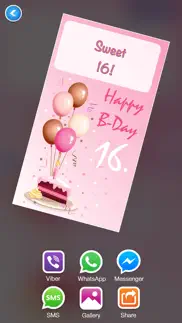 happy birthday card maker free–bday greeting cards iphone screenshot 4