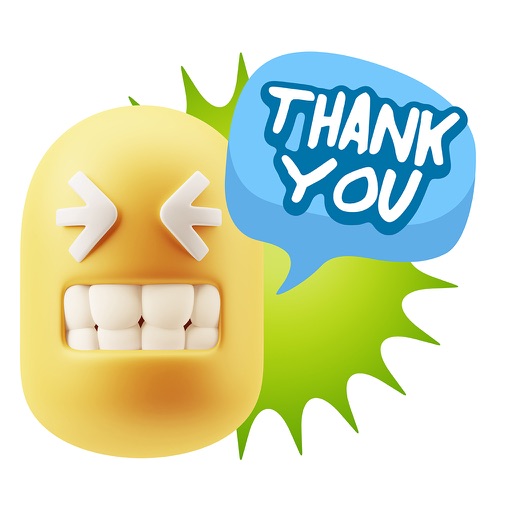 3D Thank You, Sorry, Never Mind, It's Okay!