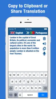 portuguese english translator and dictionary iphone screenshot 4