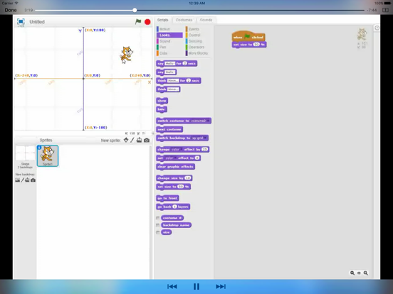 Tutorials for Scratch iPad app afbeelding 5