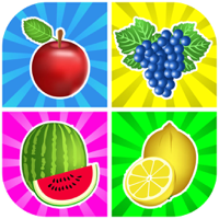 Matching Pairs Fruits-Flashcard Game For Toddlers