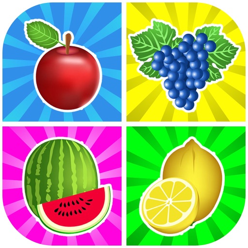 Matching Pairs Fruits-Flashcard Game For Toddlers icon