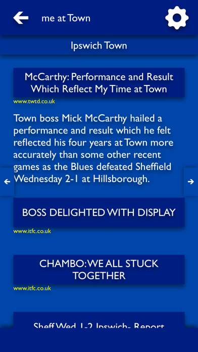 Screenshot #2 pour All The News - Ipswich Town Edition