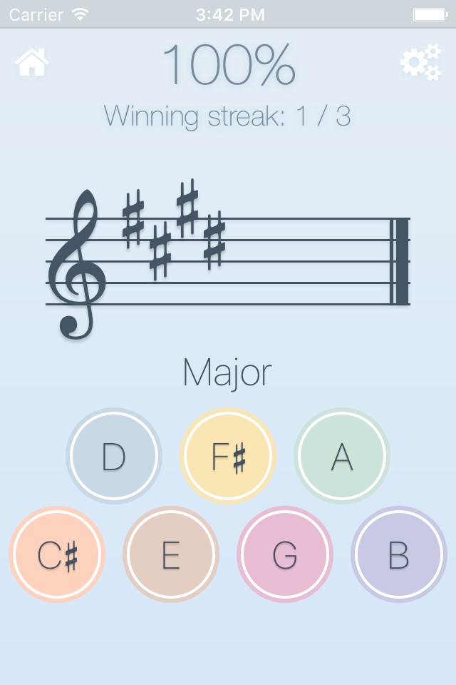 Solfeggio - Note & Key Signature Reading Practice screenshot 3