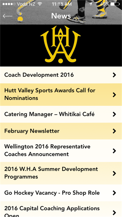 Screenshot #2 pour Wellington Hockey