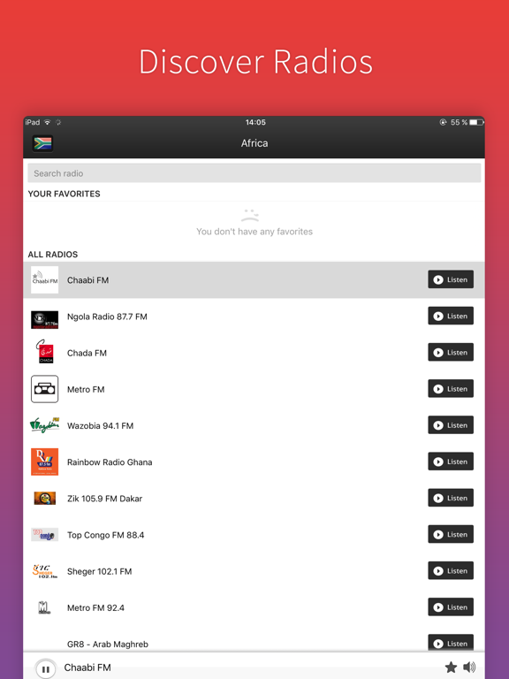 Screenshot #4 pour Radio Afrique - Radios AFR