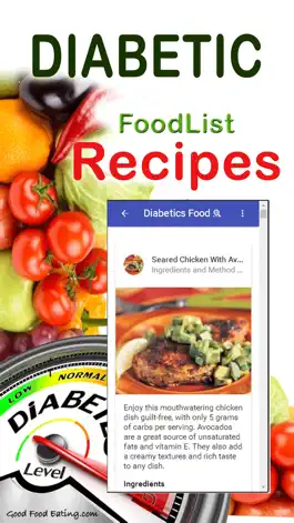 Game screenshot Diabetic Diet Food List Recipes apk