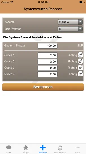 Screenshot von Wettbasis – Sportwetten Mit Erfolg auf dem iPhone 2
