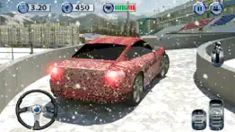 multi-level snow car parking mania 3d simulator iphone screenshot 3