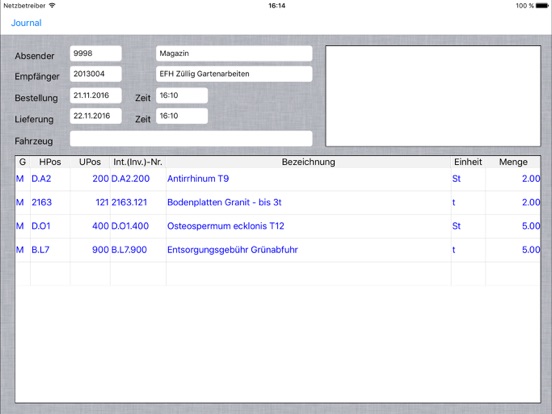 Screenshot #5 pour SORBA Bestellung