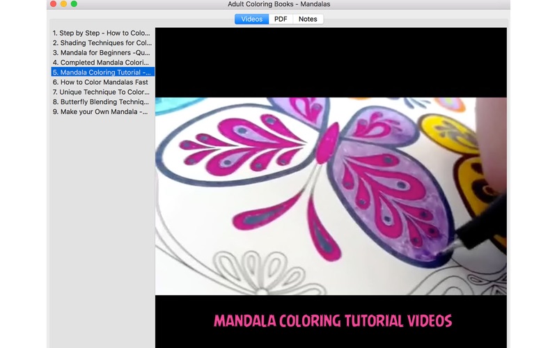adult coloring books - mandalas iphone screenshot 1