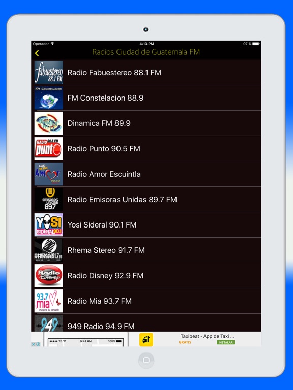Screenshot #4 pour Radios Guatemala - Emisoras de Radio en Línea FM