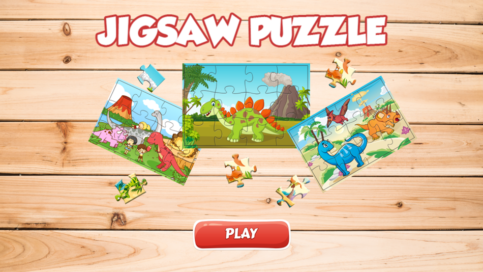 Dinosaur Jigsaw Puzzle For Kids Easy Learning Game - 1.0 - (iOS)