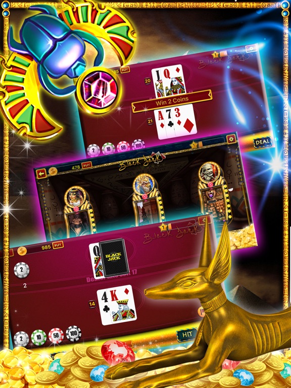 Screenshot #5 pour 'A New Riches of Ramses Slots:  Mystics Reels!