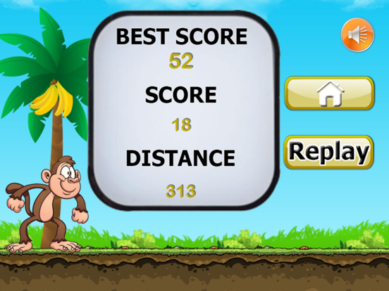 Monkey Adventure - Run Collect Banana Lunch iPad screenshot