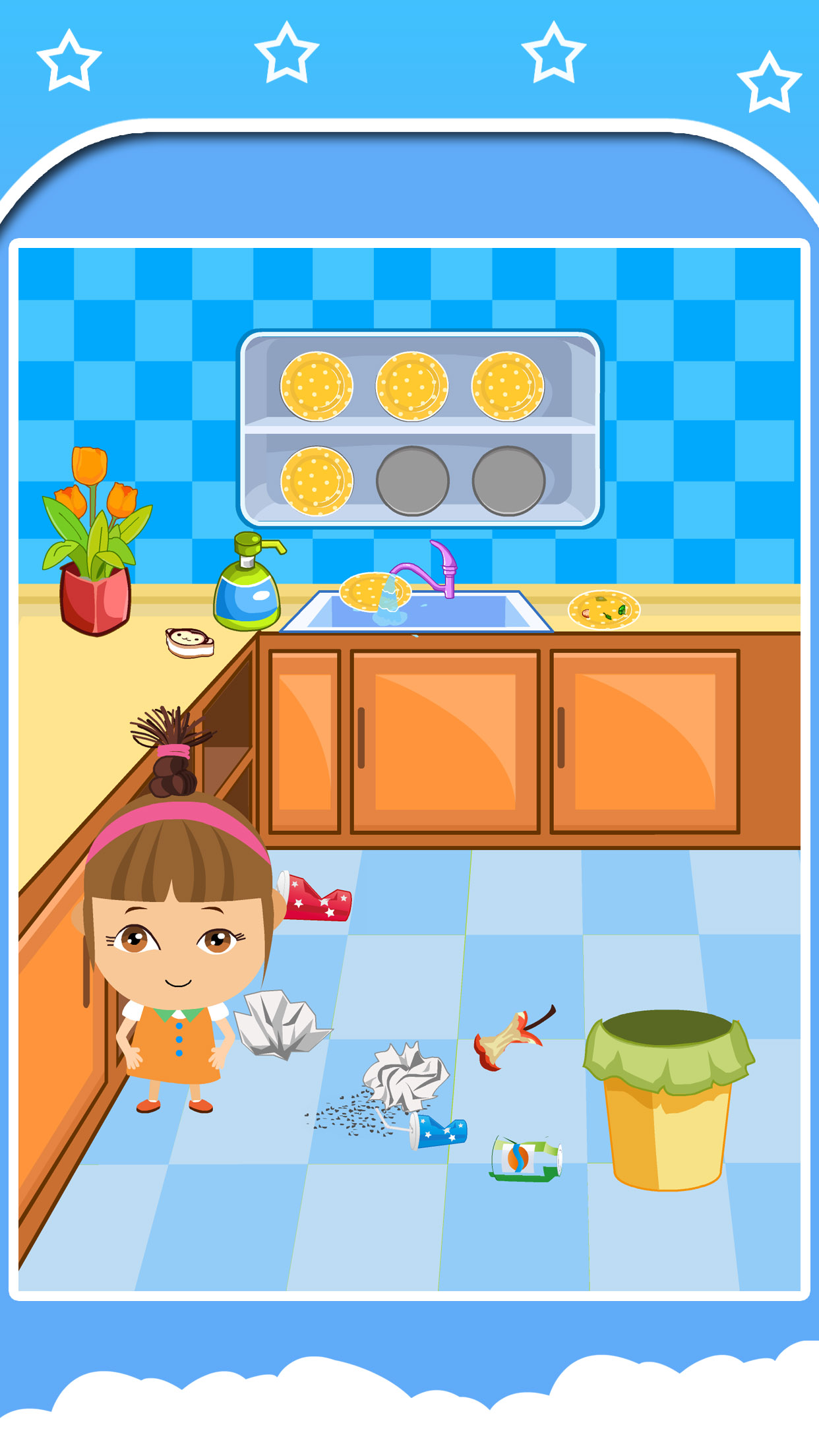 Help Amy to clean house,house cleaning games