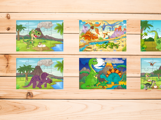 Kids Dinosaur Dino Puzzle Games For Toddlers Boys iPad screenshot
