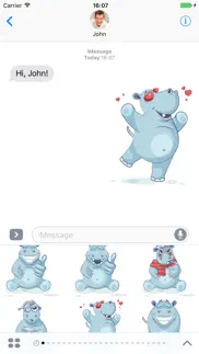 hippopotamus - stickers for imessage problems & solutions and troubleshooting guide - 2