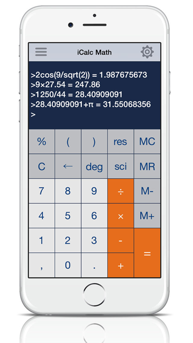 Screenshot #2 pour iCalc Math