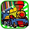 Train Machine Coloring Book Game
