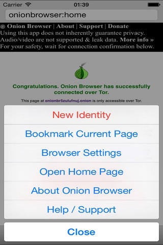 Red Onion - Tor Browser screenshot 2