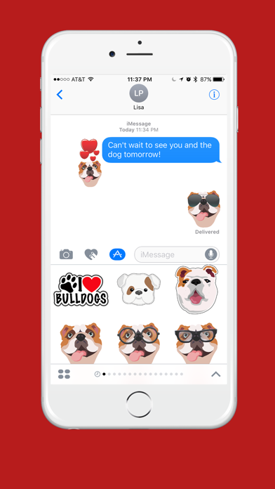 Bulldog Emoji Screenshot 1 - AppWisp.com Bulldog Emoji Screenshot 1 - AppWisp.com