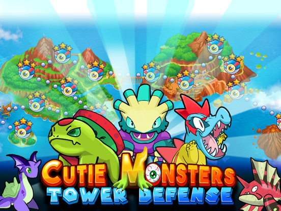 Cutie Monsters Tower Defense-Cute Monster Stickers