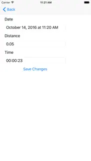 simple distance tracker iphone screenshot 3