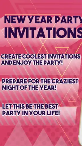 Game screenshot New Year Party Invitations 2017 – Cards Maker mod apk