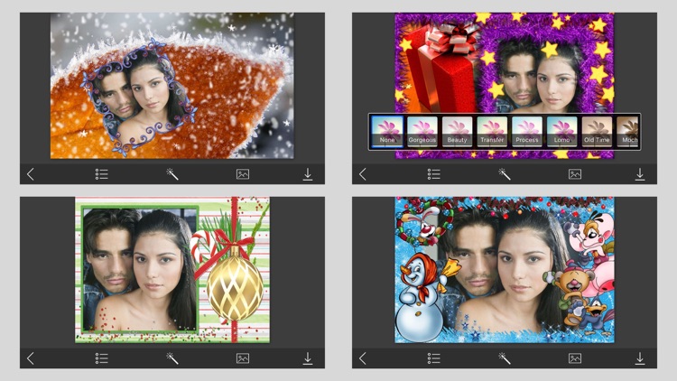 Santa Picture Frame - Art Photo frame