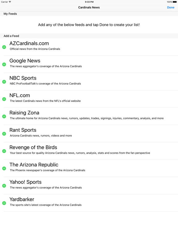 Screenshot #2 for Cardinals News - An App for Arizona Cardinals Fans