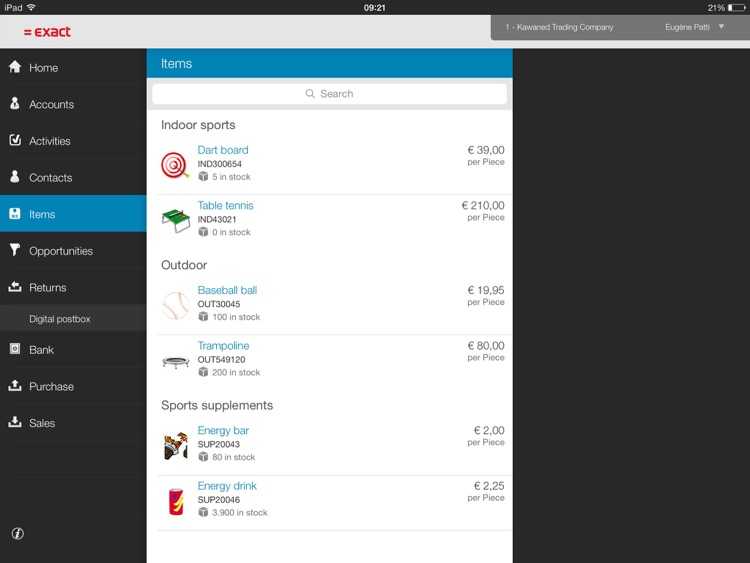 Exact Online for iPad screenshot-3